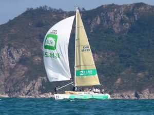 帆船名将携车车科技号角逐中国杯帆船赛冠军